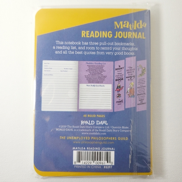MATILDA Reading Journal - Journal Books You Read - Picture 3 of 4